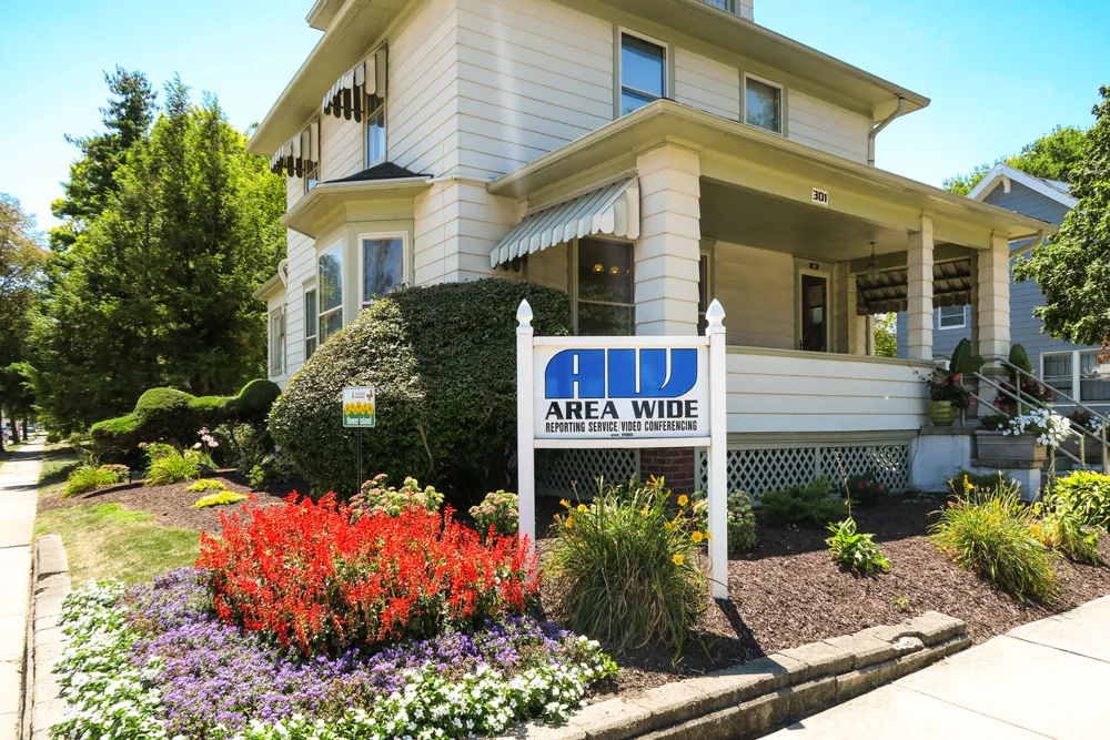 Area Wide Reporting office exterior, photographed for the original website